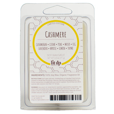Kashmir scented 2.5 oz. soy wax melt - FKA Cashmere