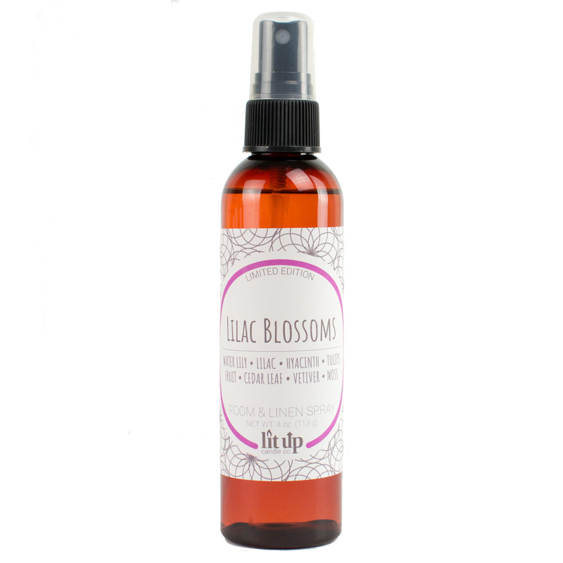 Lilac Blossoms scented 4 oz. room & linen spray
