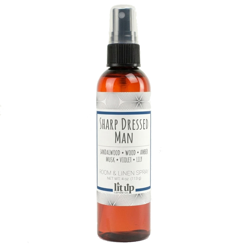 Sharp Dressed Man scented 4 oz. room & linen spray - FKA Santal