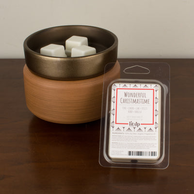 Wonderful Christmastime scented 2.5 oz. soy wax melt - FKA Christmas Hearth