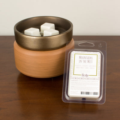 Mountains in the Mist scented 2.5 oz. soy wax melt - FKA Earthen Oak