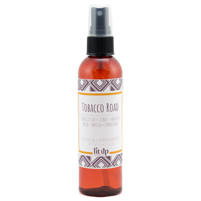 Tobacco Road scented 4 oz. room & linen spray - FKA Tobacco Caramel