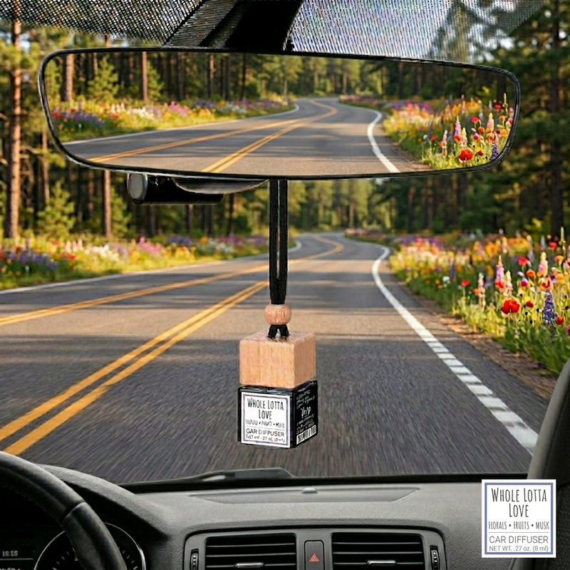 Whole Lotta Love scented car diffuser + refill