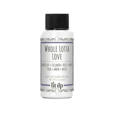 Whole Lotta Love scented car diffuser + refill
