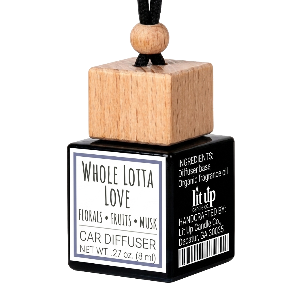 Whole Lotta Love scented car diffuser + refill