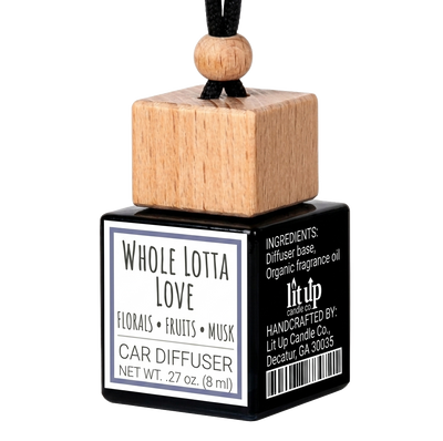 Whole Lotta Love scented car diffuser + refill