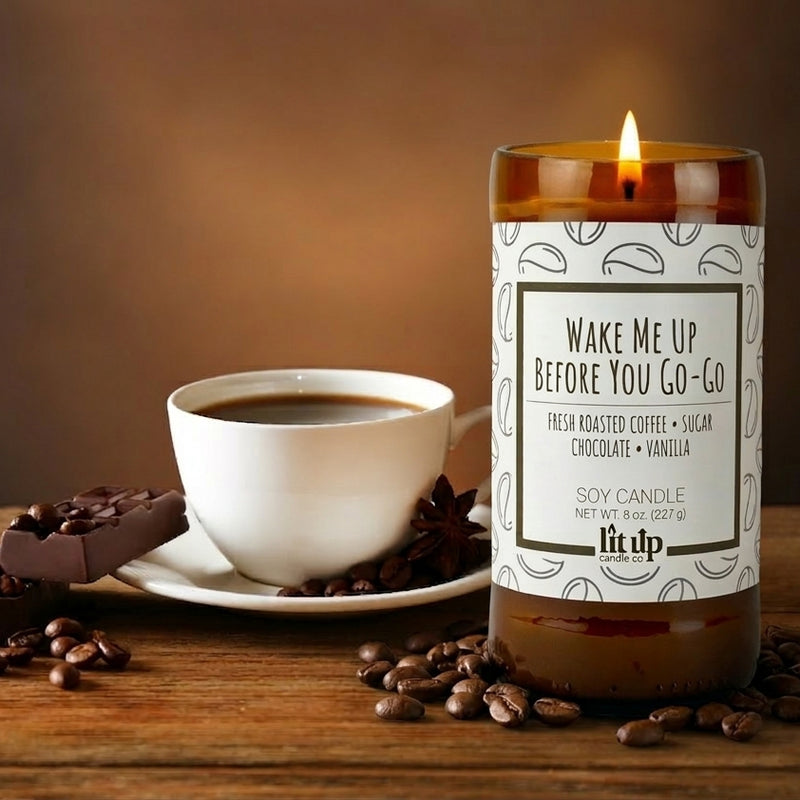 Wake Me Up Before You Go-Go 8 oz. soy candle
