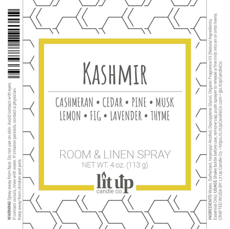 Kashmir scented 4 oz. room & linen spray - FKA Cashmere