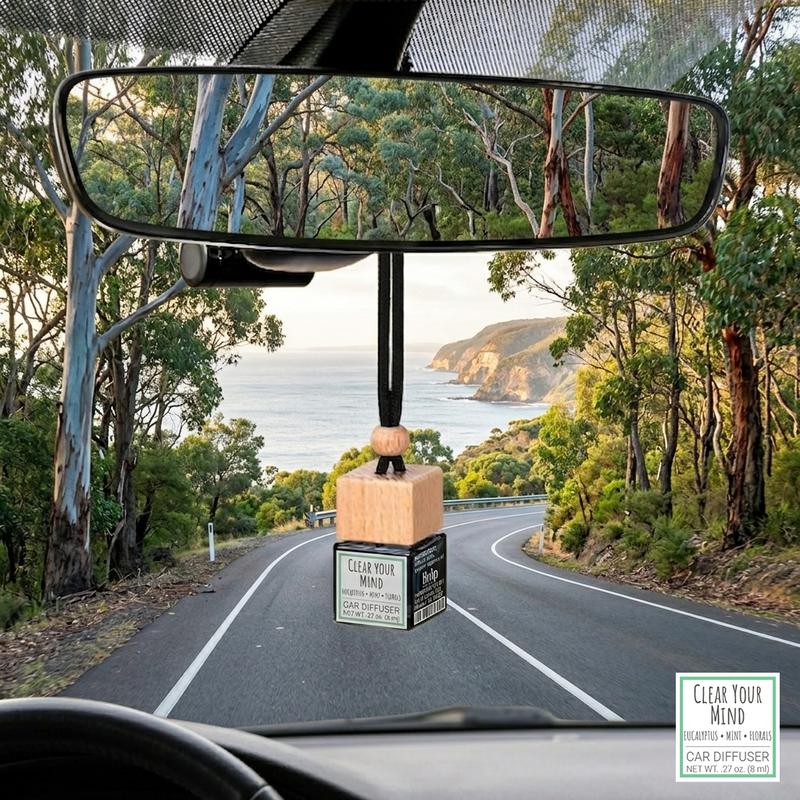 Clear Your Mind scented car diffuser + refill