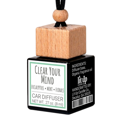 Clear Your Mind scented car diffuser + refill