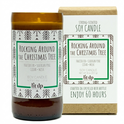 Rocking Around the Christmas Tree 8 oz. soy candle with box