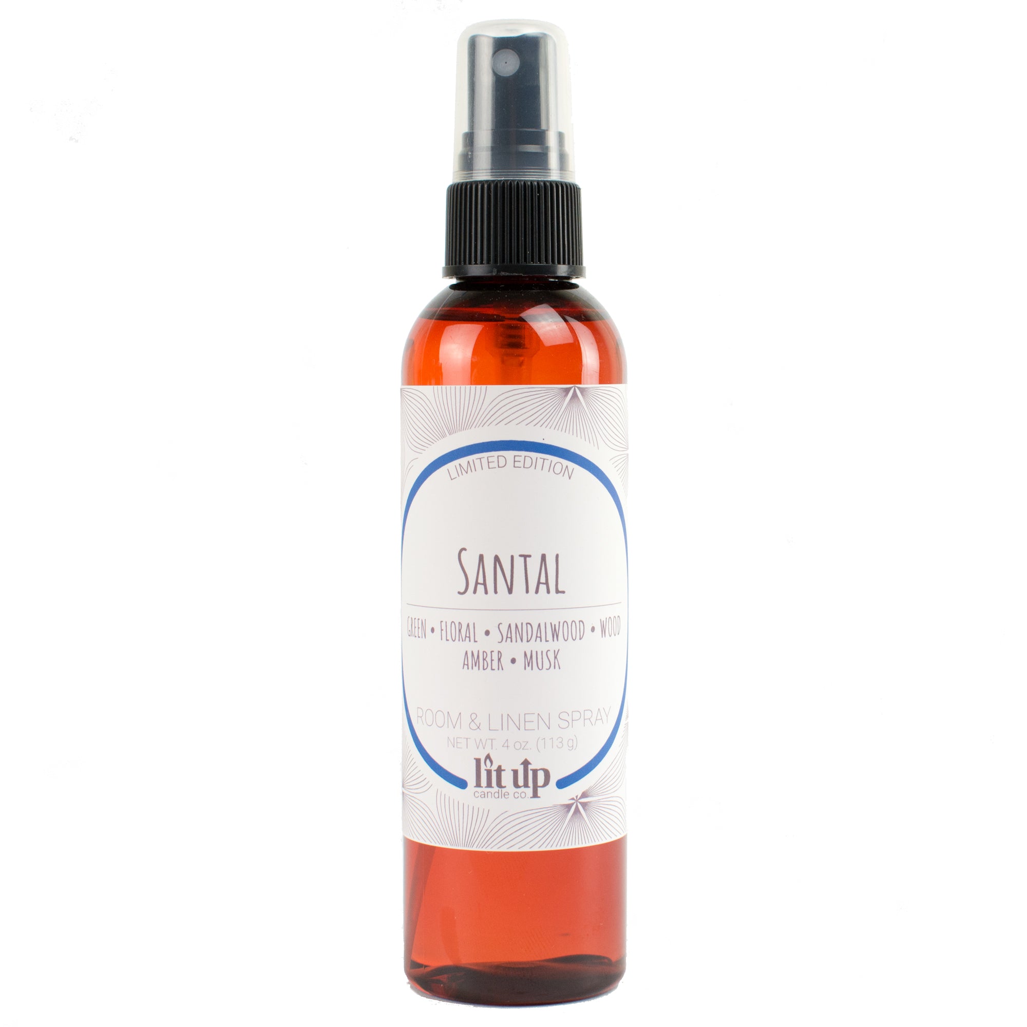 Santal scented 4 oz. room & linen spray