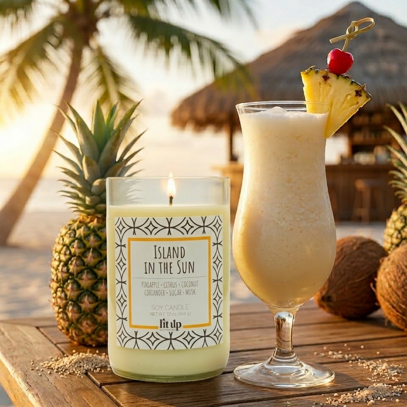 Island in the Sun 12 oz. soy candle