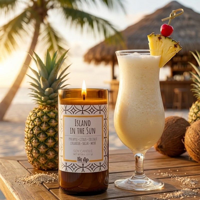 Island in the Sun 8 oz. soy candle