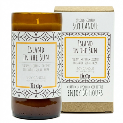 Island in the Sun 8 oz. soy candle with box