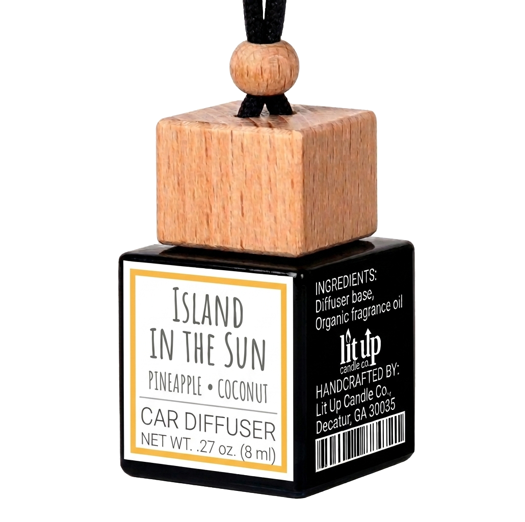 Island in the Sun scented car diffuser + refill