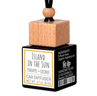 Island in the Sun scented car diffuser + refill