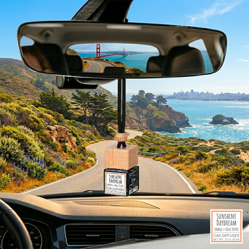 Sunshine Daydream scented car diffuser + refill