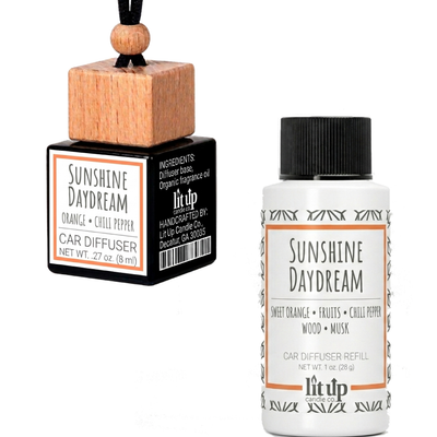 Sunshine Daydream scented car diffuser + refill