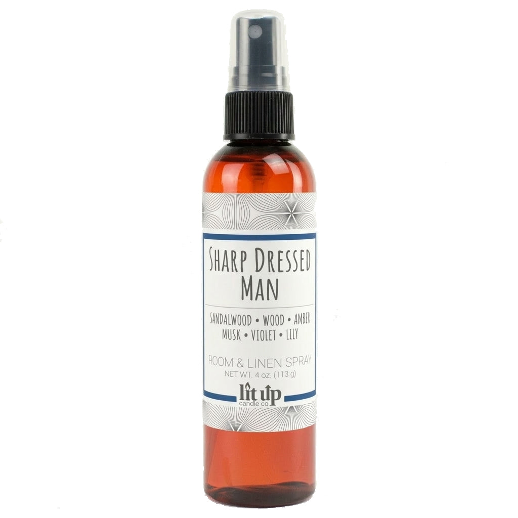 Sharp Dressed Man scented 4 oz. room & linen spray - FKA Santal