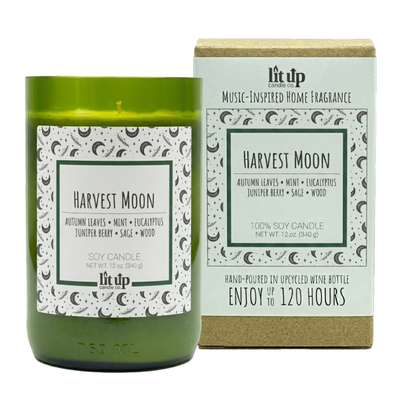 Harvest Moon 12 oz. soy candle with box