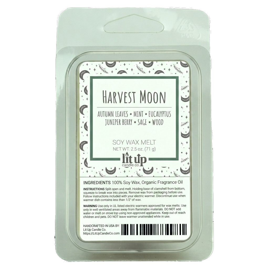 Harvest Moon scented 2.5 oz. soy wax melt