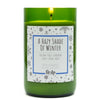 A Hazy Shade of Winter scented 12 oz. soy candle in upcycled wine bottle - FKA Alpine Cheer