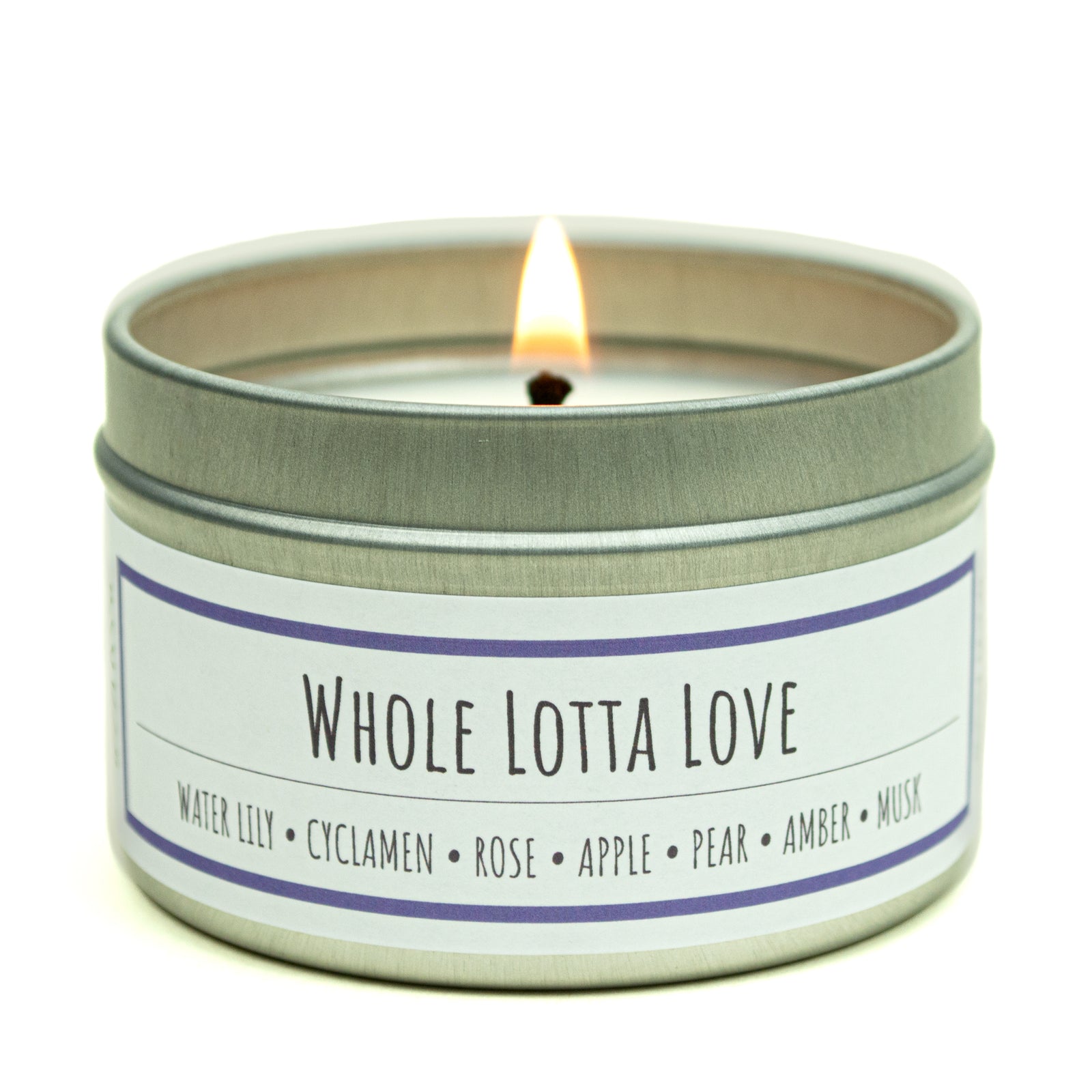 Whole Lotta Love scented travel tin candle