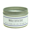 Whole Lotta Love scented 3 oz. soy candle in travel tin - FKA Beautiful Day