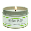 Party Time (4:20) scented 3 oz. soy candle in travel tin - FKA Cannabis Flower