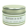 Mountains in the Mist scented 3 oz. soy candle in travel tin - FKA Earthen Oak