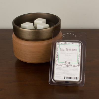Clear Your Mind scented 2.5 oz. soy wax melt - FKA Eucalyptus Spearmint