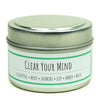 Clear Your Mind scented 3 oz. soy candle in travel tin - FKA Eucalyptus Spearmint