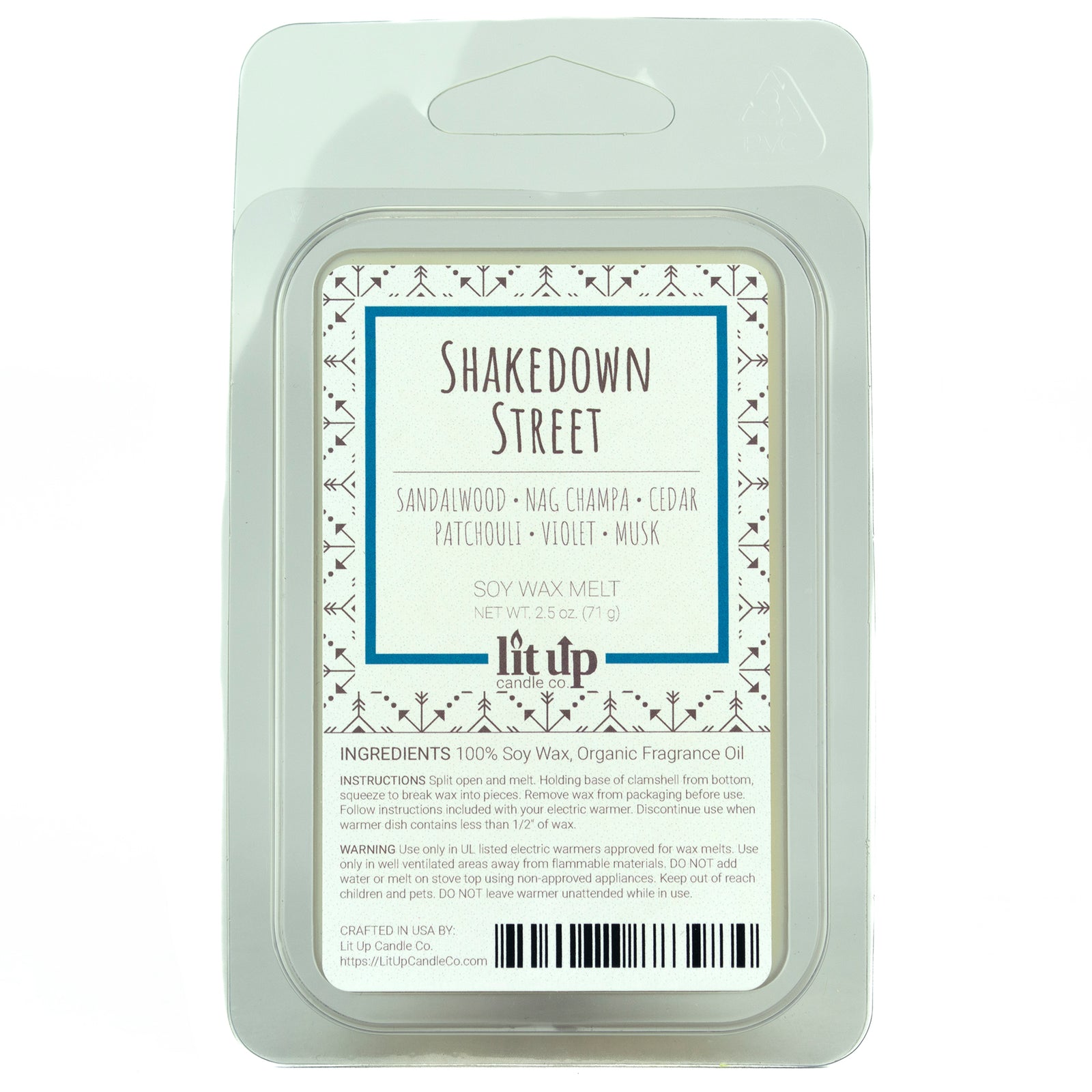 Shakedown Street scented 2.5 oz. soy wax melt - FKA Flower Child