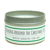 Rocking Around the Christmas Tree scented 3 oz. soy candle in travel tin - FKA Frazier Fir