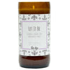 Let It Be scented 8 oz. soy candle in upcycled beer bottle - FKA Lavender Vetiver